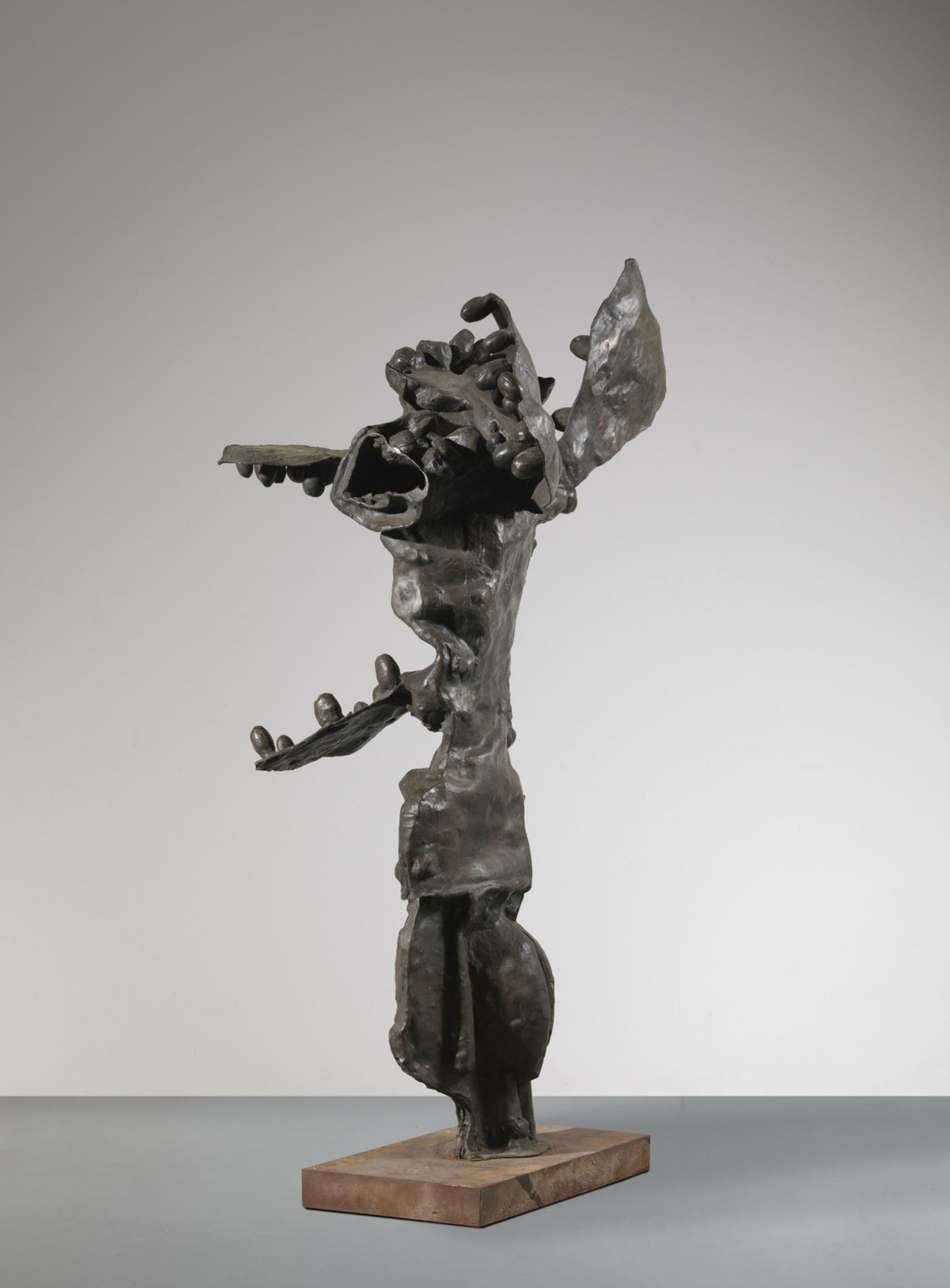 Sebastian Matta (1911 - 2002) SAMOTRIOSA/HOMO FLUX scultura in bronzo, cm...