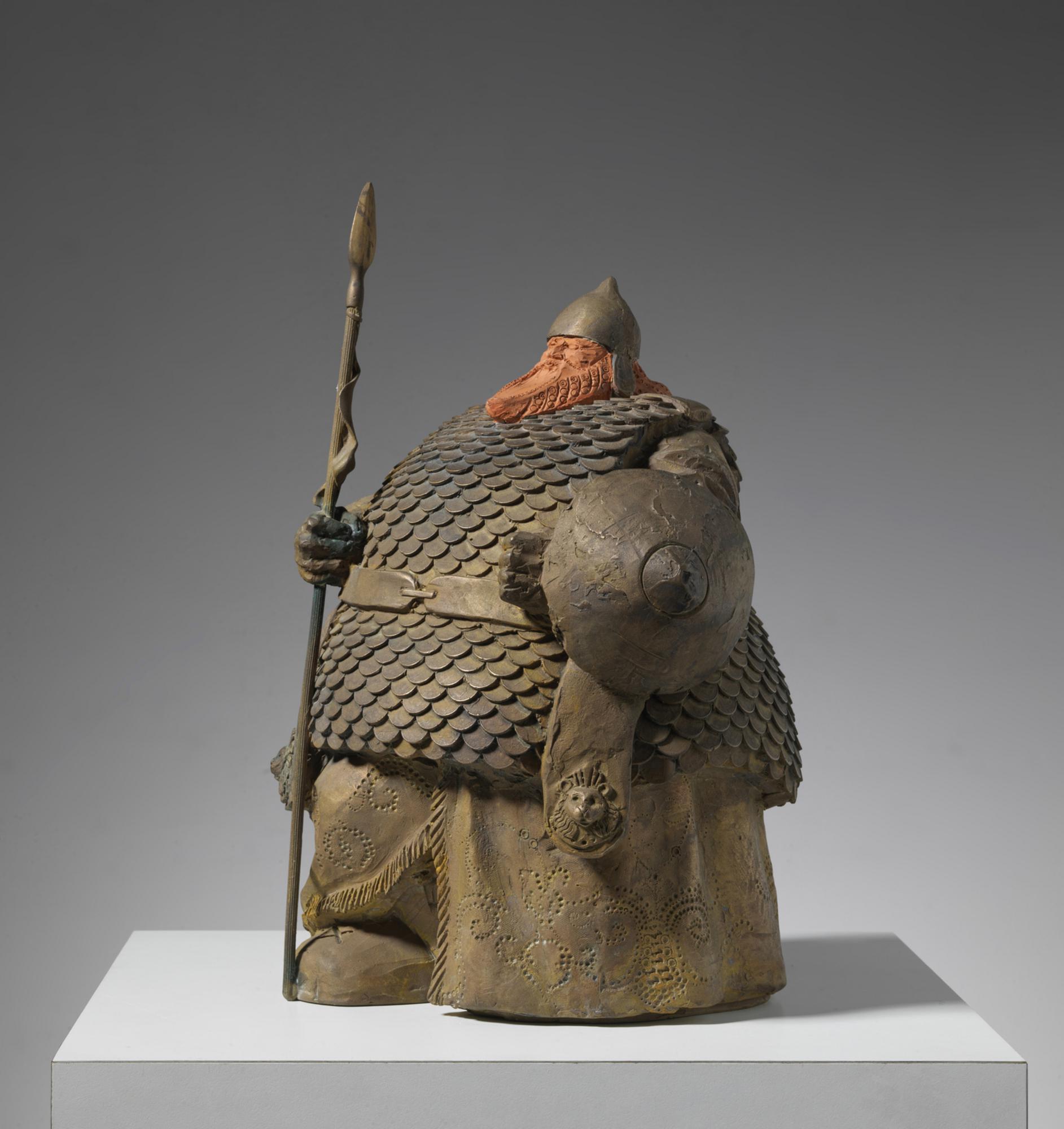 Matteo Pugliese (1969) ASSYRIAN GUARDIAN II bronzo, cm 38x24x21 2008 7/7. Al...