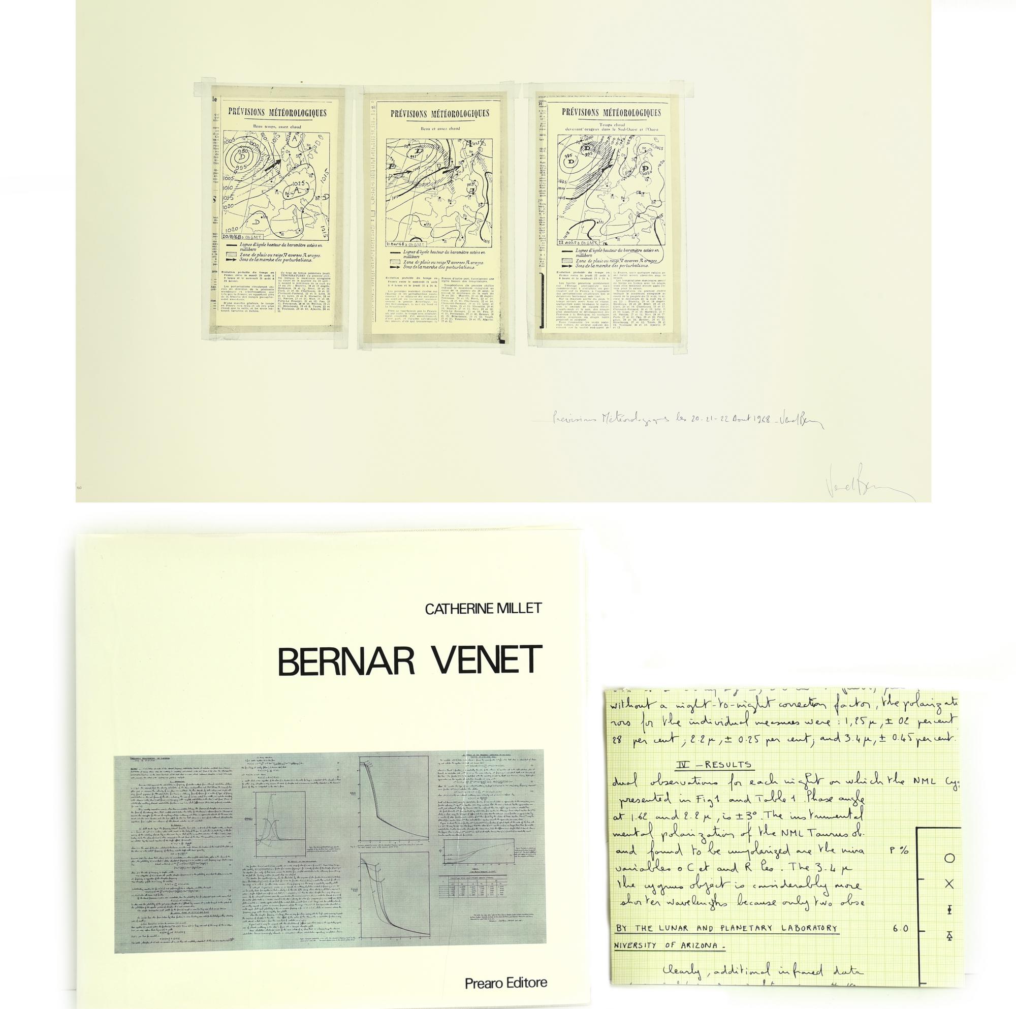 Bernar Venet (1941) FREQUENCY REDISTRIBUTION ON SCATTERING libro opera con...