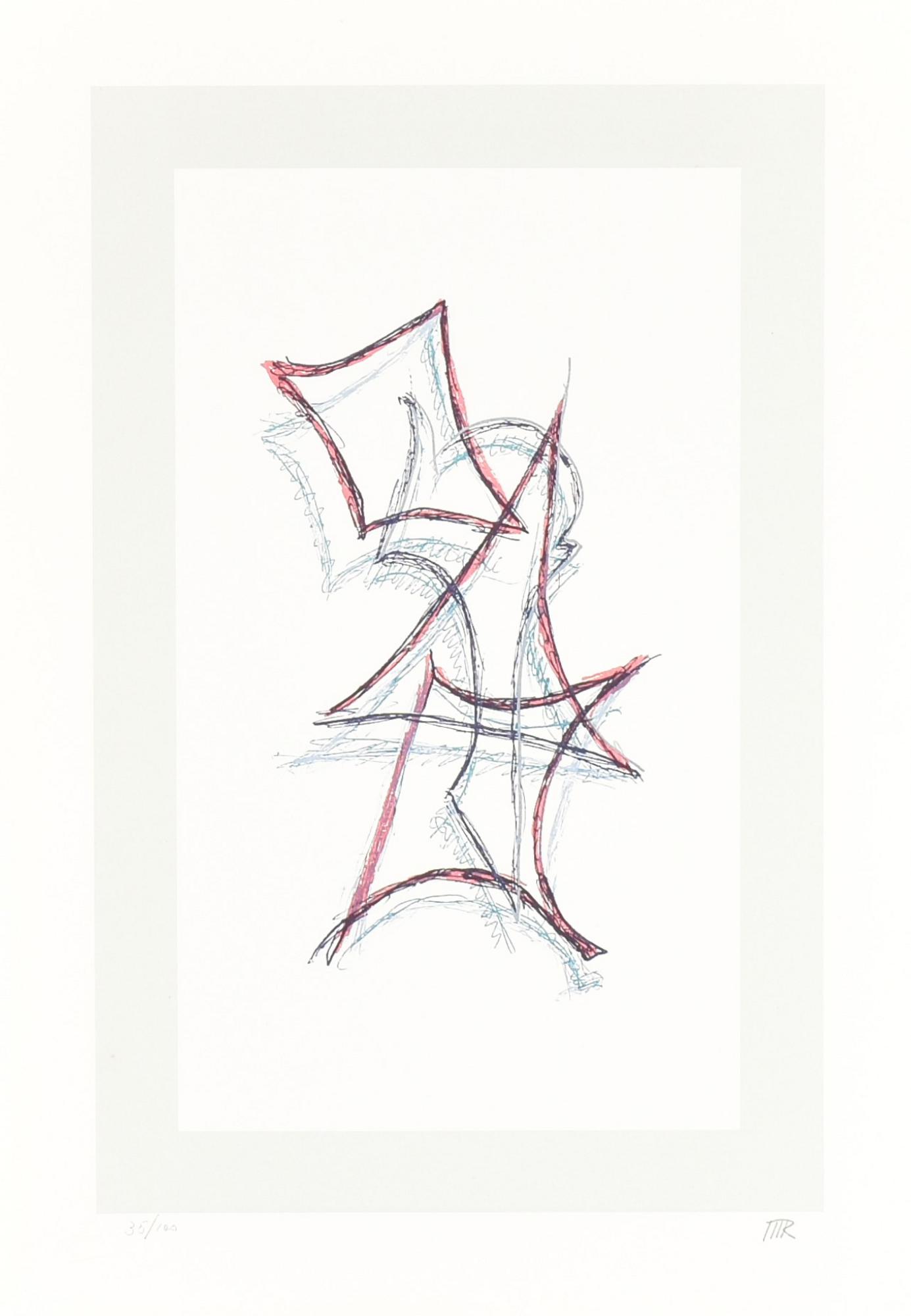 Man Ray SENZA TITOLO litografia, cm 49x34,5; es. 35/100 monogramma, tiratura...