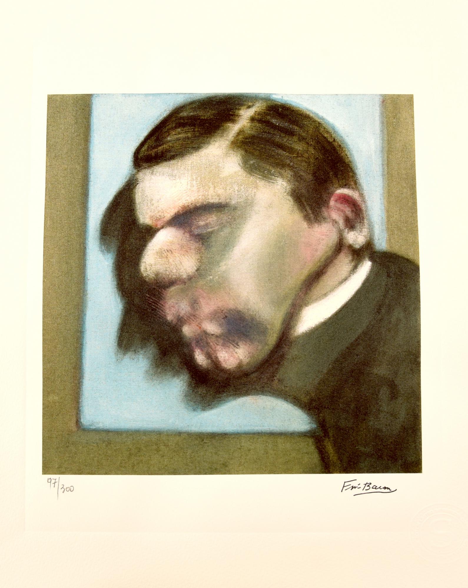 D'apres Francis Bacon STUDY FOR A PORTRAIT fototipo eliografico, cm 38x28;...