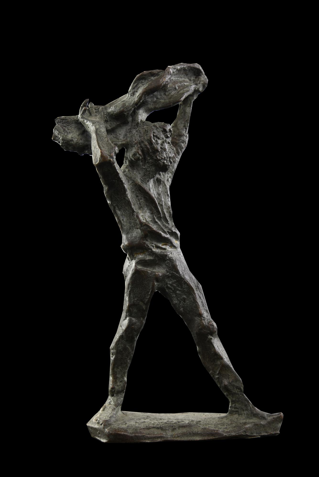 Augusto Murer (1922 - 1985) PERSONAGGIO bronzo, h cm 22; es. 68/100 firma e...