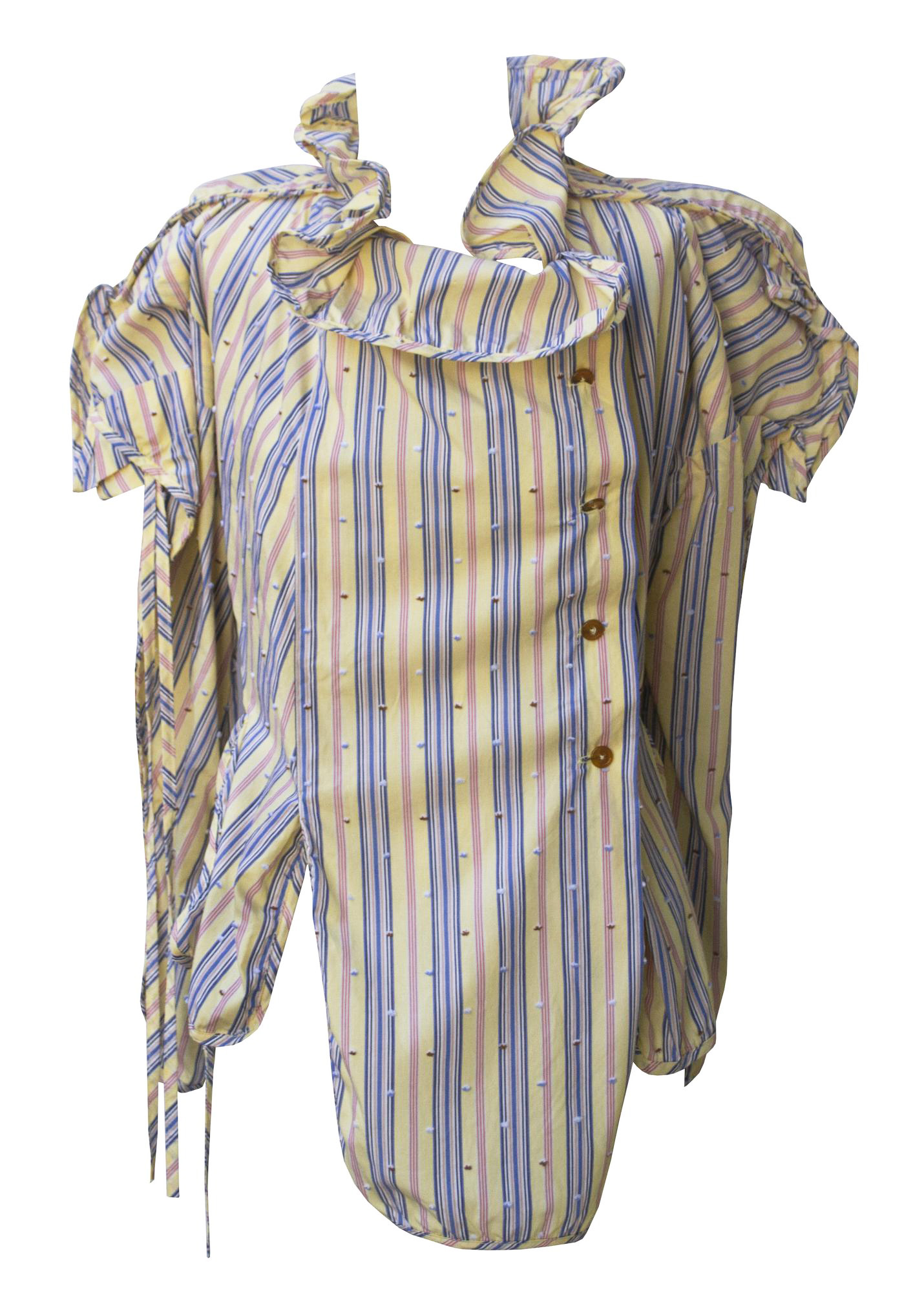 Vivienne Westwood PLUMETIS SHIRT Description: Striped plumetis cotton for...