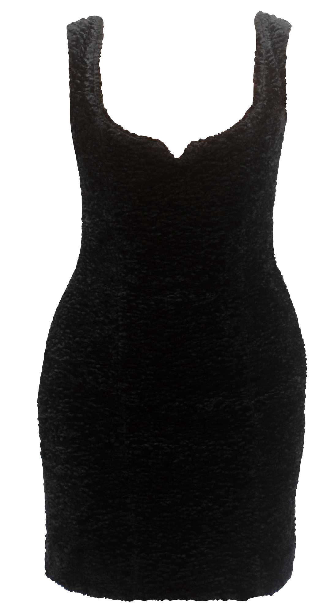 Vivienne Westwood FUR CORSET DRESS Description: Corset short dress in black...