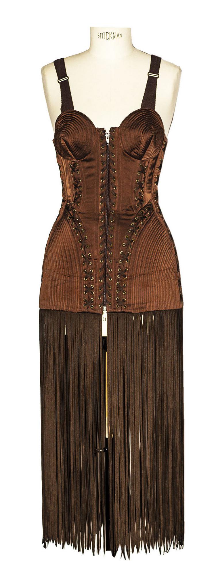 Jean Paul Gaultier SHOESTRINGS CORSET Description: Esemplare corset stitched...