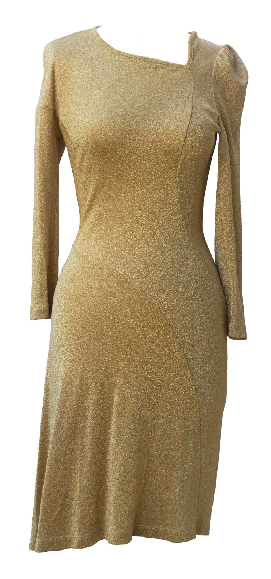 Vivienne Westwood RED LABEL LUREX DRESS Description: Asymmetrical dress in...