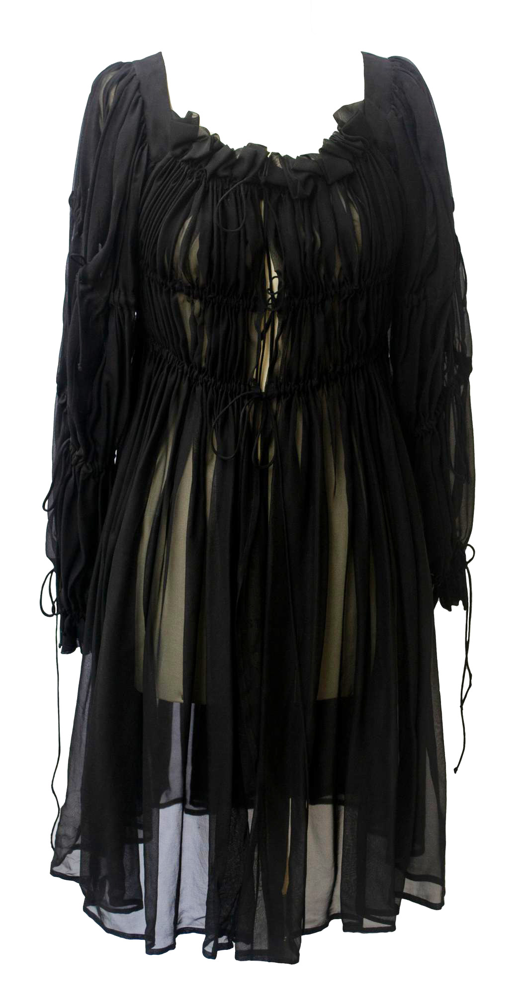 Vivienne Westwood ROBE DE LA REINE PLEIN Description: Blouse dress in black...