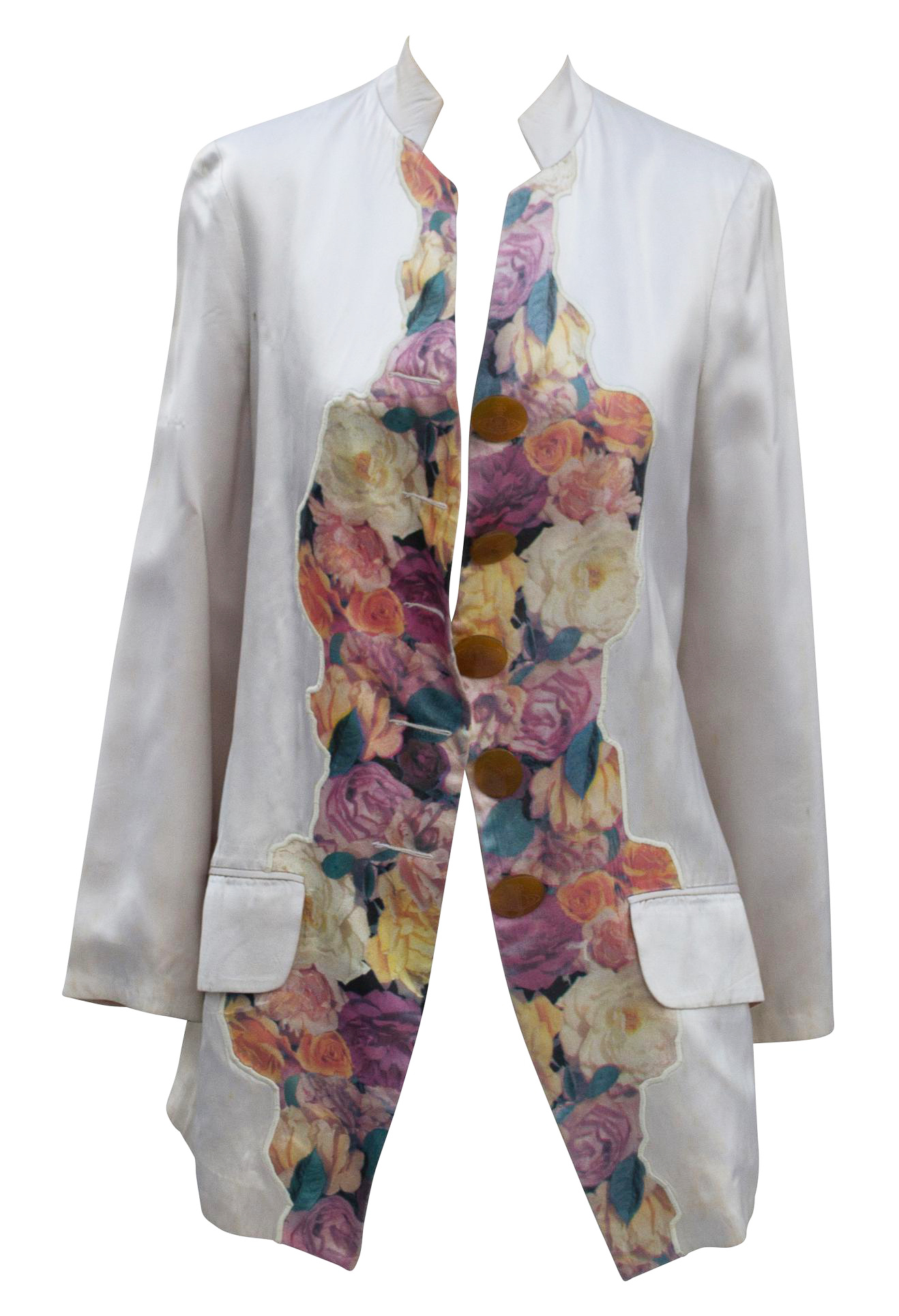 Vivienne Westwood MANDARIN DL JACKET Description: Lined DL jacket made in...