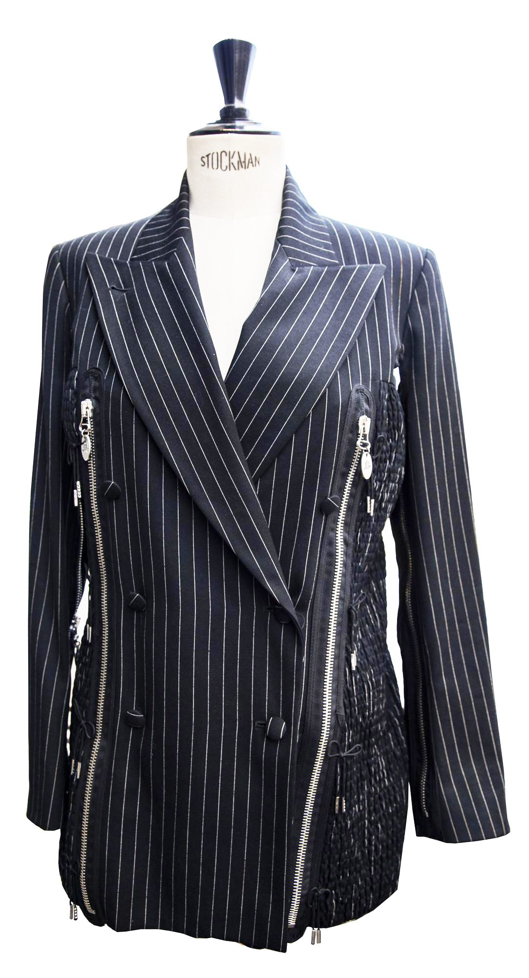 Jean Paul Gaultier ZIPPED DB JACKET Description: Lined double-breasted jacket...