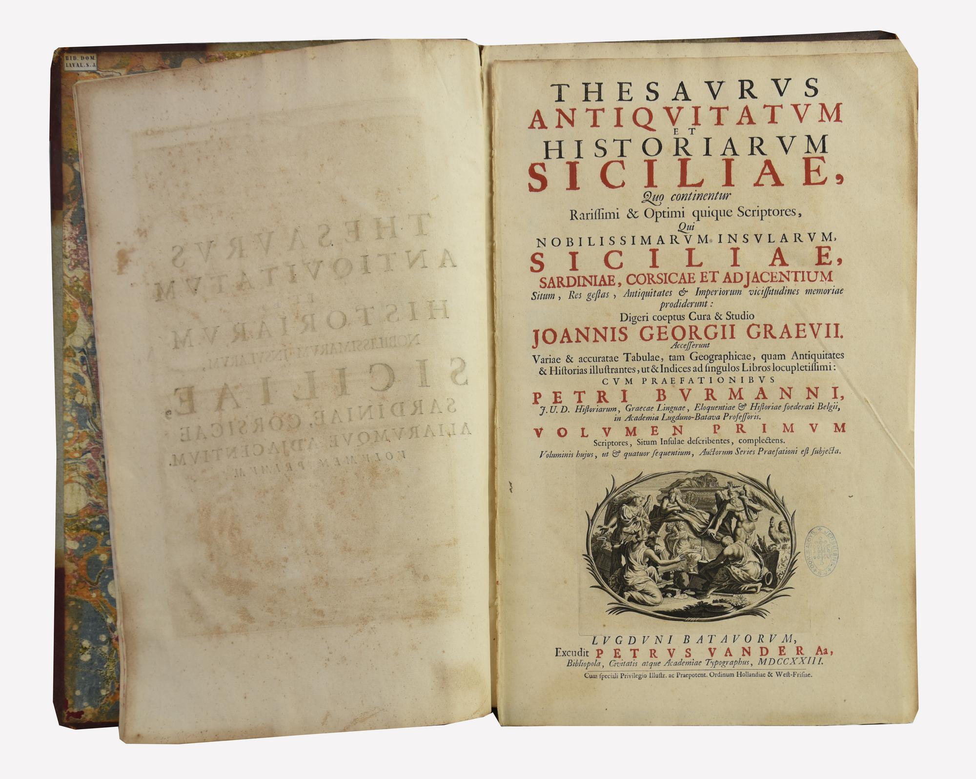 THESAURUS ANTIQUITATUM ET HISTORIARUM SICILIAE Joannes Georgii Graevii,...