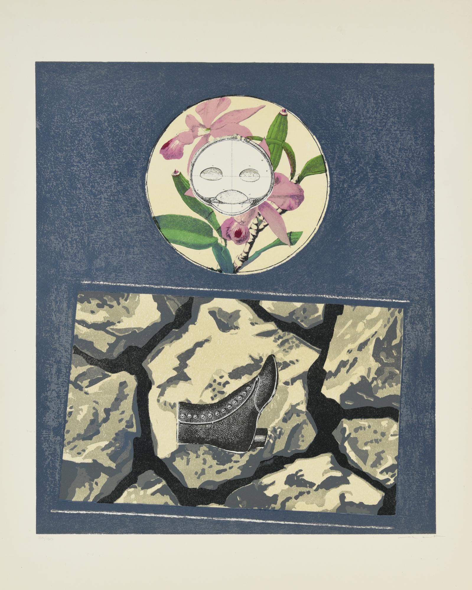 Max Ernst DECHETS D'ATELIER litografia su papier chiffon, cm 60x46, es....
