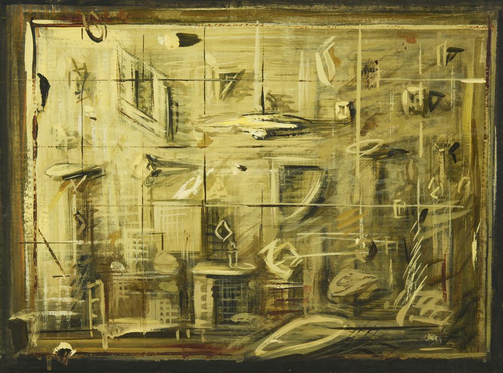 Giancarlo Ossola, (1935 - 2015) RILIEVI-PARETE olio su tela, cm 30x40 sul...