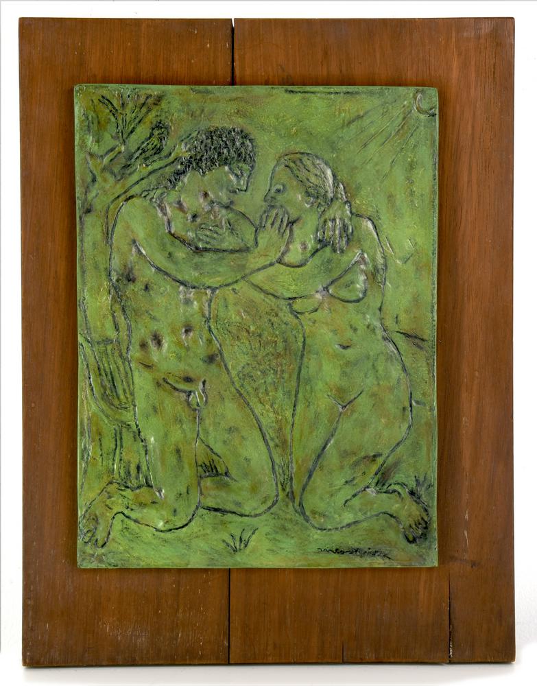 Francesco Messina, (1900 - 1995) GENESI II bassorilievo in bronzo, cm...