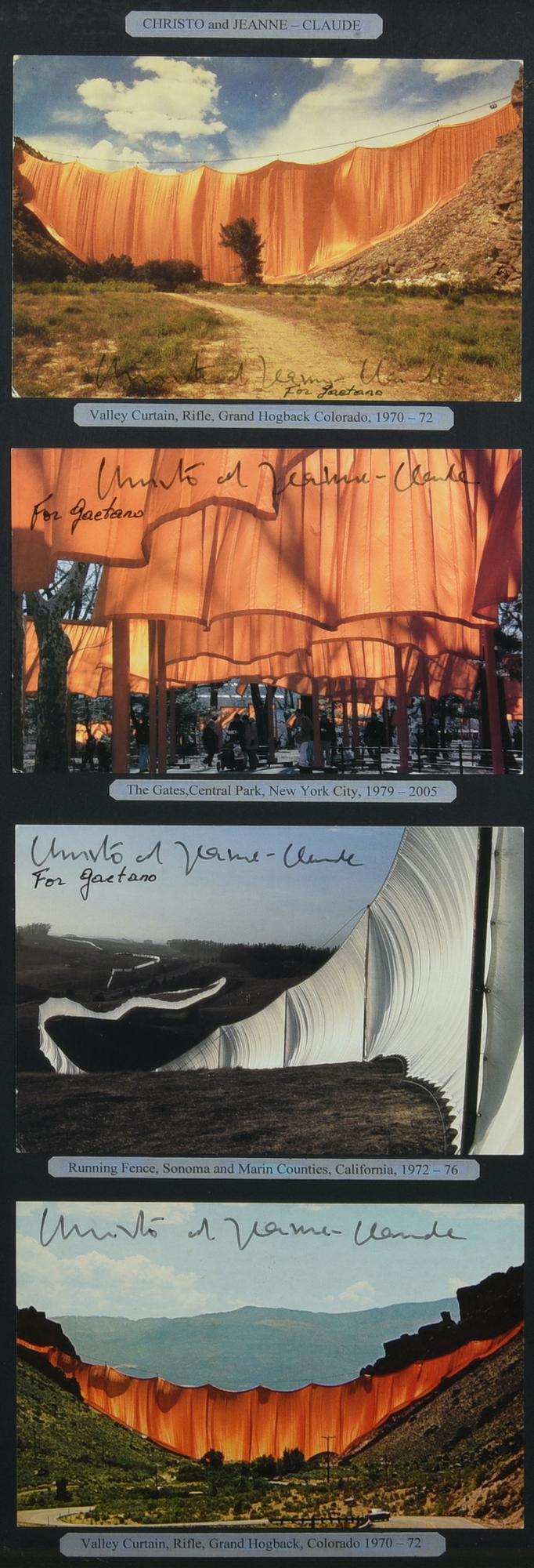 Christo & Jeanne Claude GRAND HOGKBACK, CENTRAL PARK, SONOMA AND MARIN...