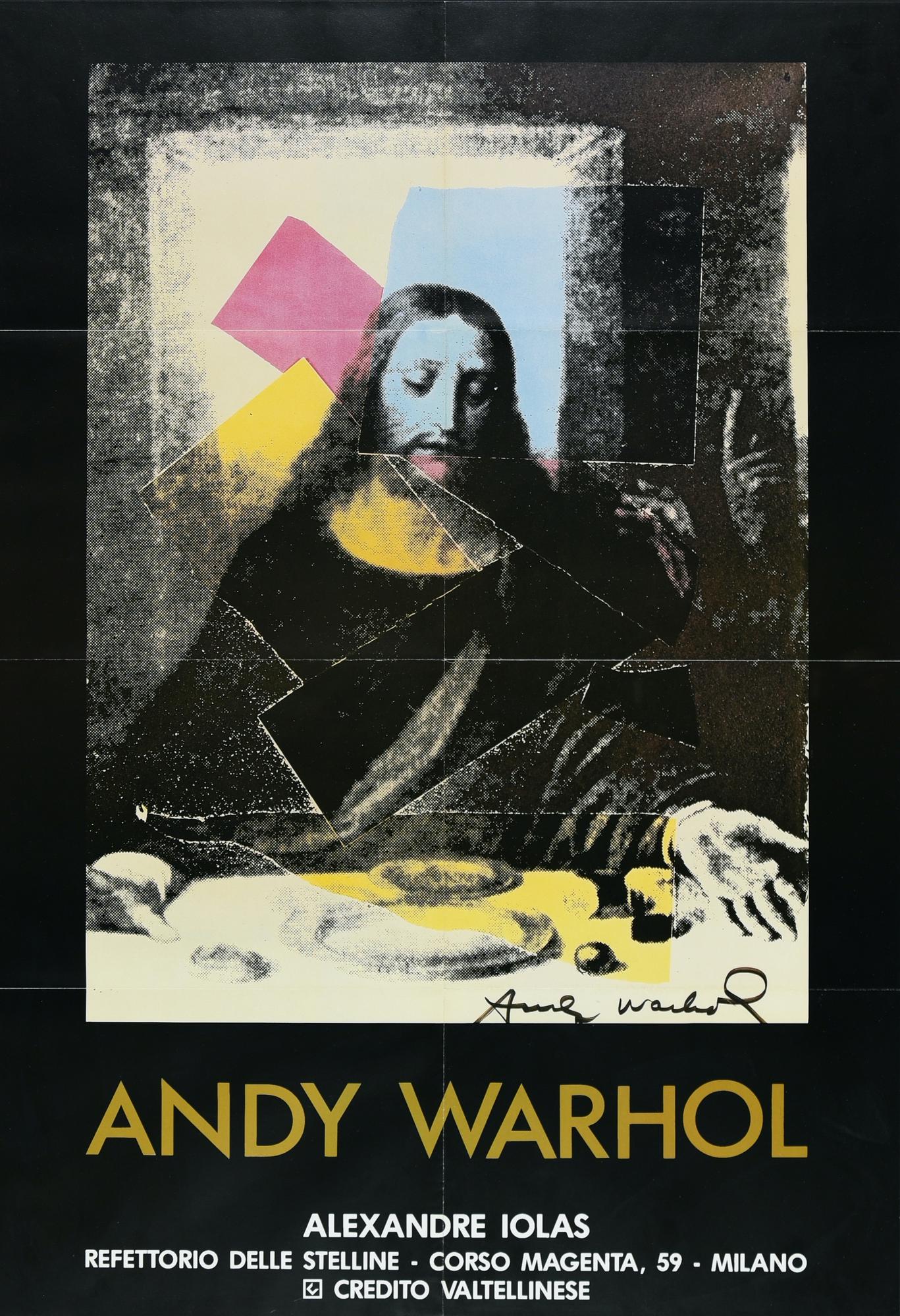 MANIFESTO ANDY WARHOL stampa tipografica, cm 83x57,5 Manifesto della mostra...