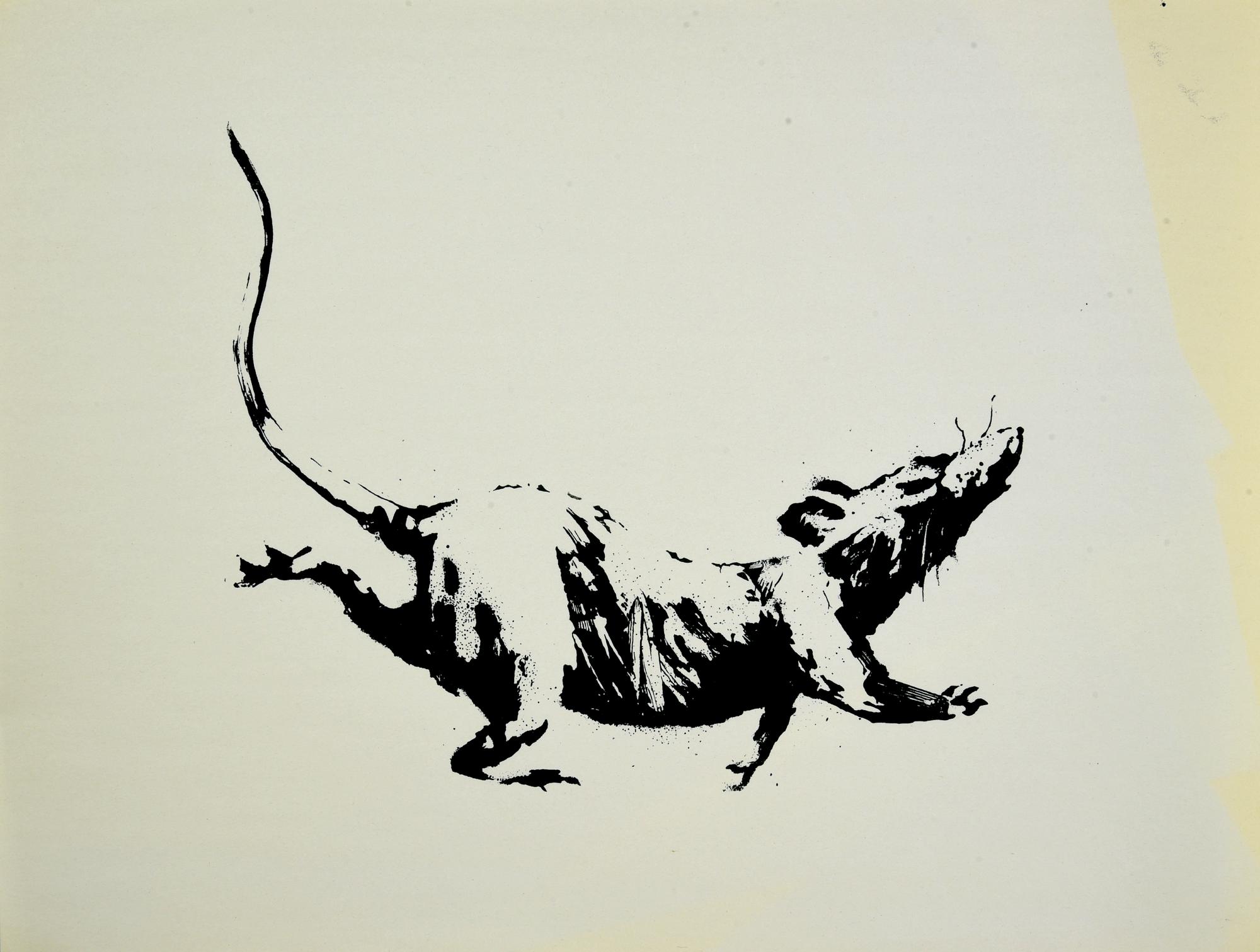 Banksy (1974) RAT. GROSS DOMESTIC PRODUCT serigrafia, cm 38x50 Edita da Gross...