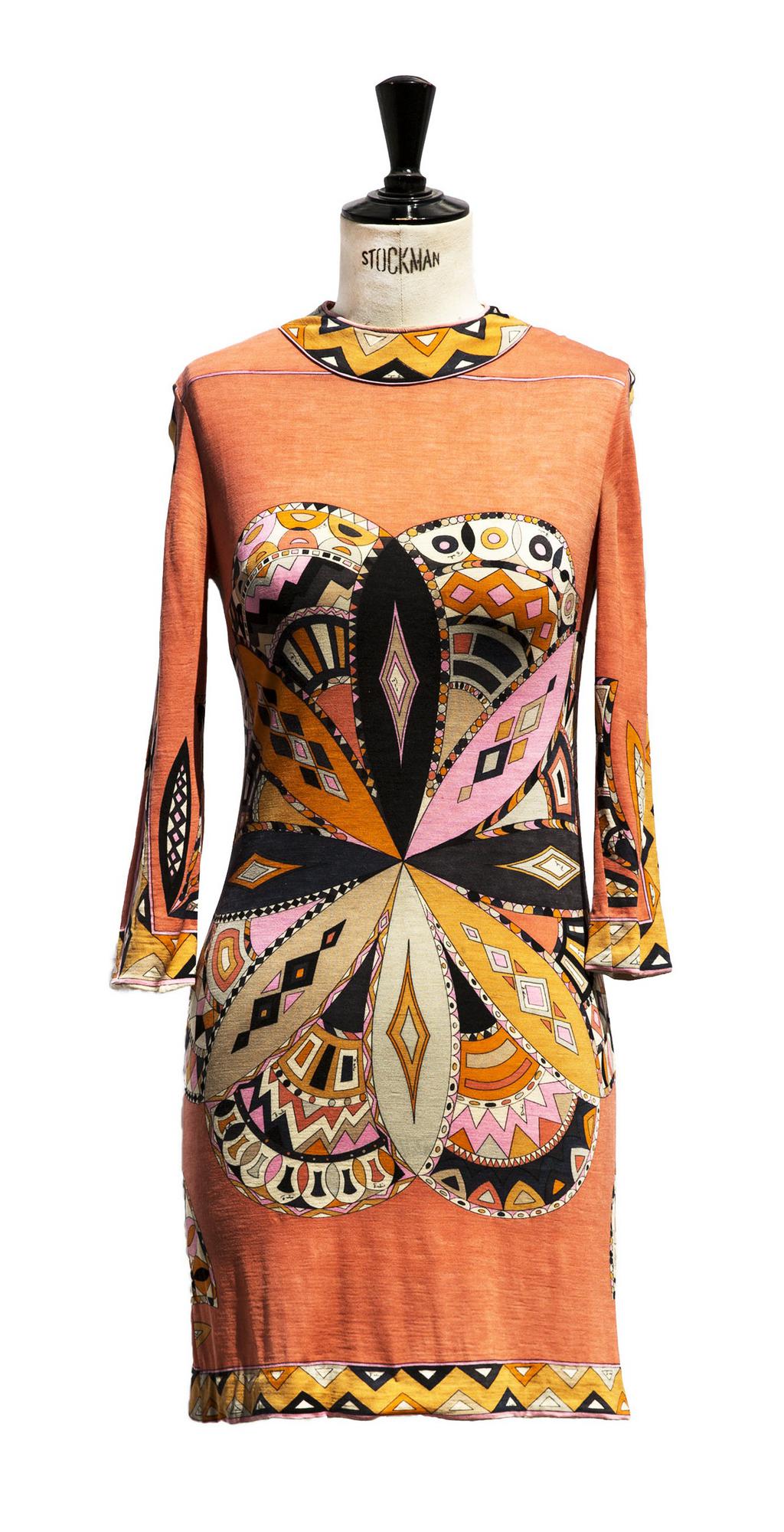 Emilio Pucci MANDALA DRESS Description: Mini dress in light wool and cashmere...