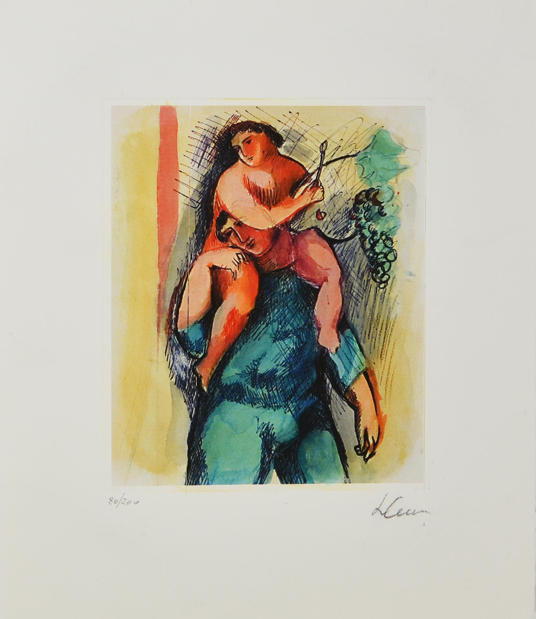 Sandro Chia (1946) SENZA TITOLO acquaforte-acquatinta, cm 19x15,5, su foglio...