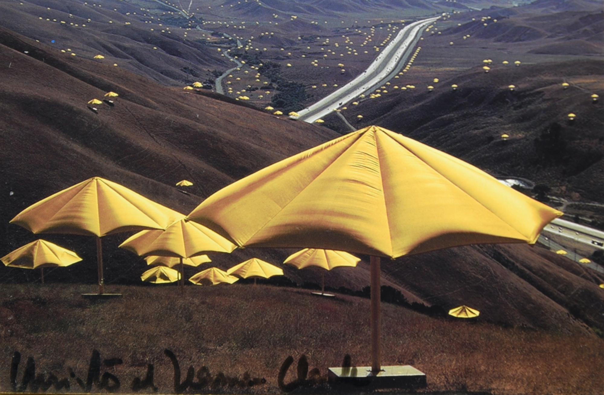 Christo & Jeanne Claude THE UMBRELLAS, JAPAN-USA 1984-1991 stampa...