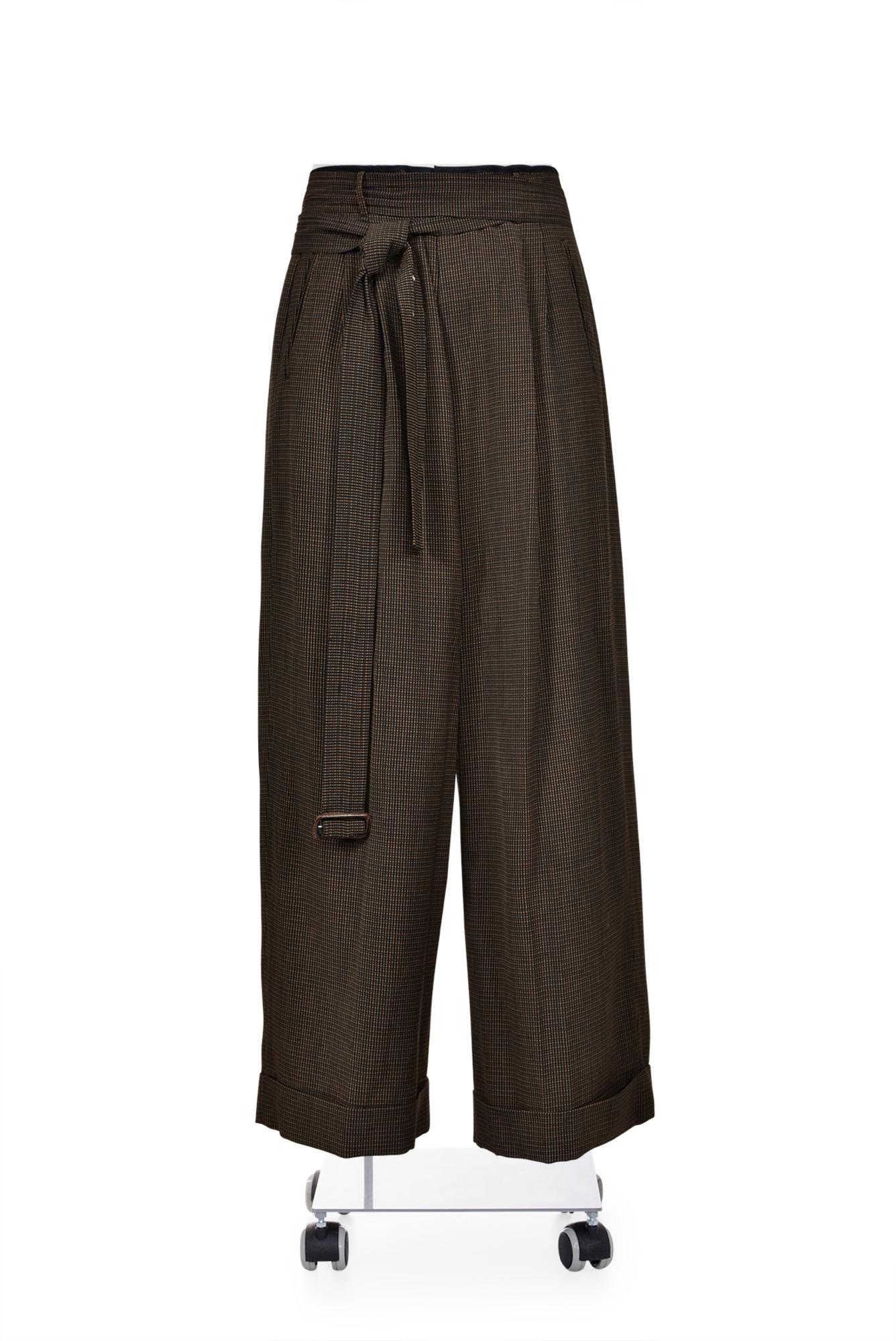 JEAN PAUL GAULTIER High waisted printed trousers DESCRIPTION: High waisted...
