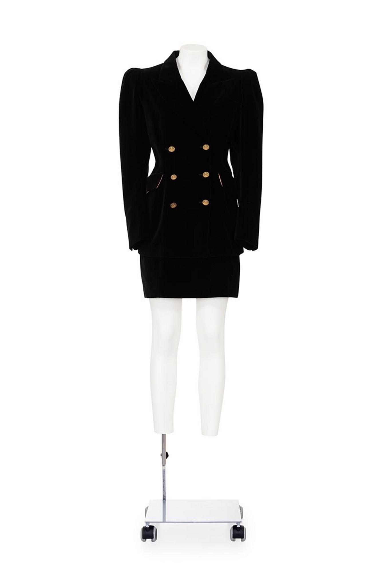 VIVIENNE WESTWOOD Iconic and rare velvet suit DESCRIPTION: Iconic and rare...