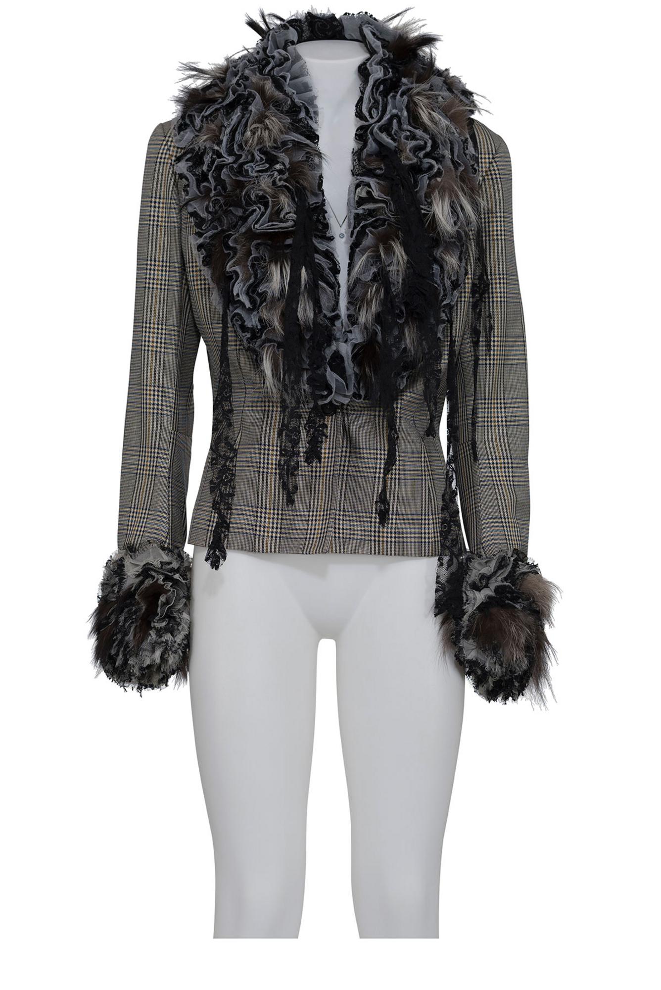 JOHN GALLIANO Iconic Prince of Wales blazer DESCRIPTION: Iconic Prince of...