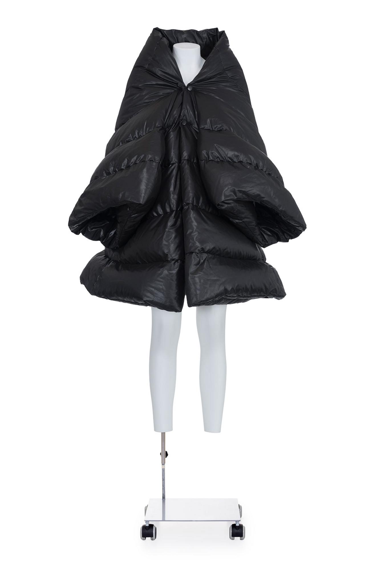 JUNYA WATANABE Rare and iconic padded oversize cape DESCRIPTION: Rare and...