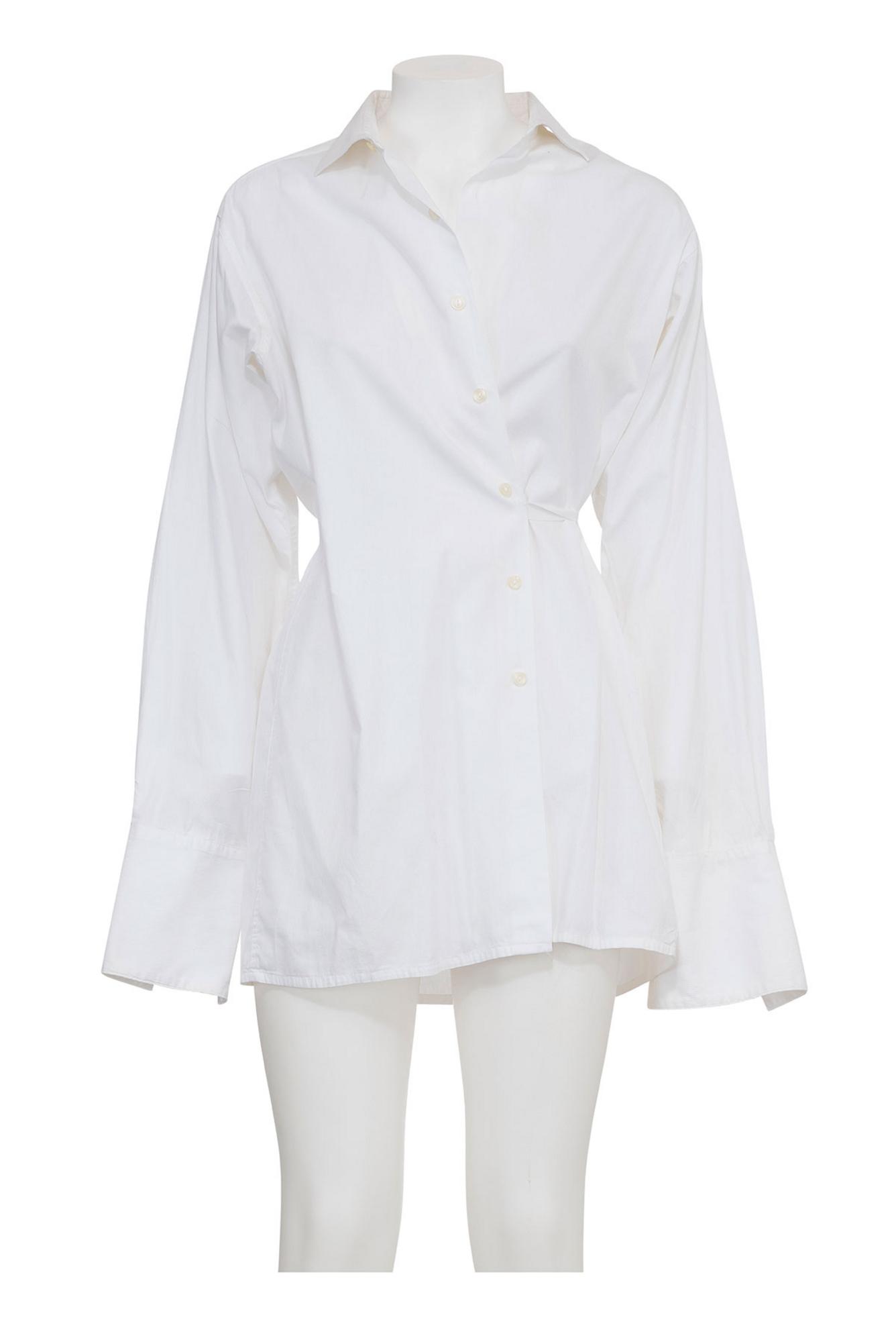 MAISON MARTIN MARGIELA Iconic and rare artisanal men's shirt with strings...