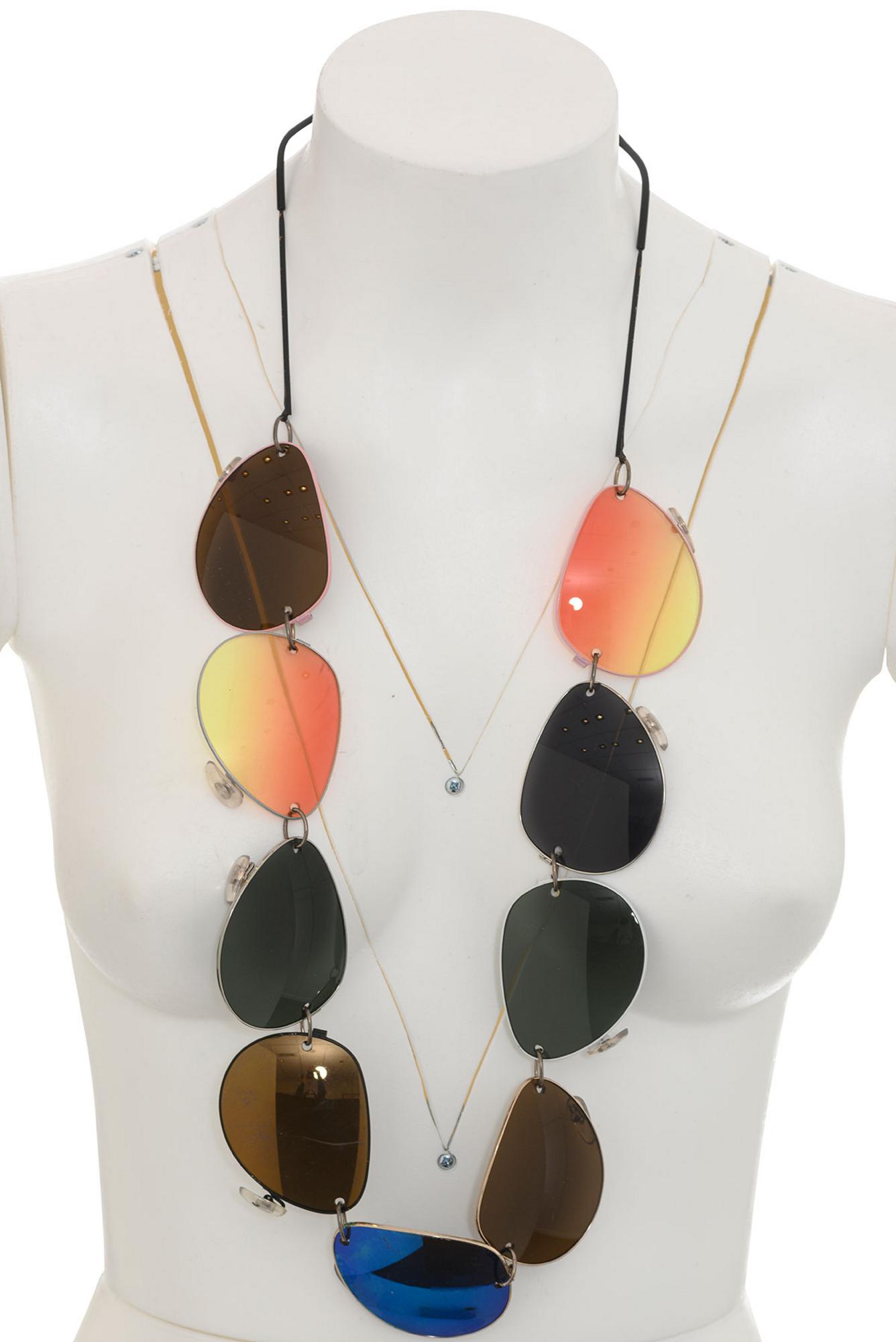 MAISON MARTIN MARGIELA Multicolor eyeglass necklace DESCRIPTION: Multicolor...