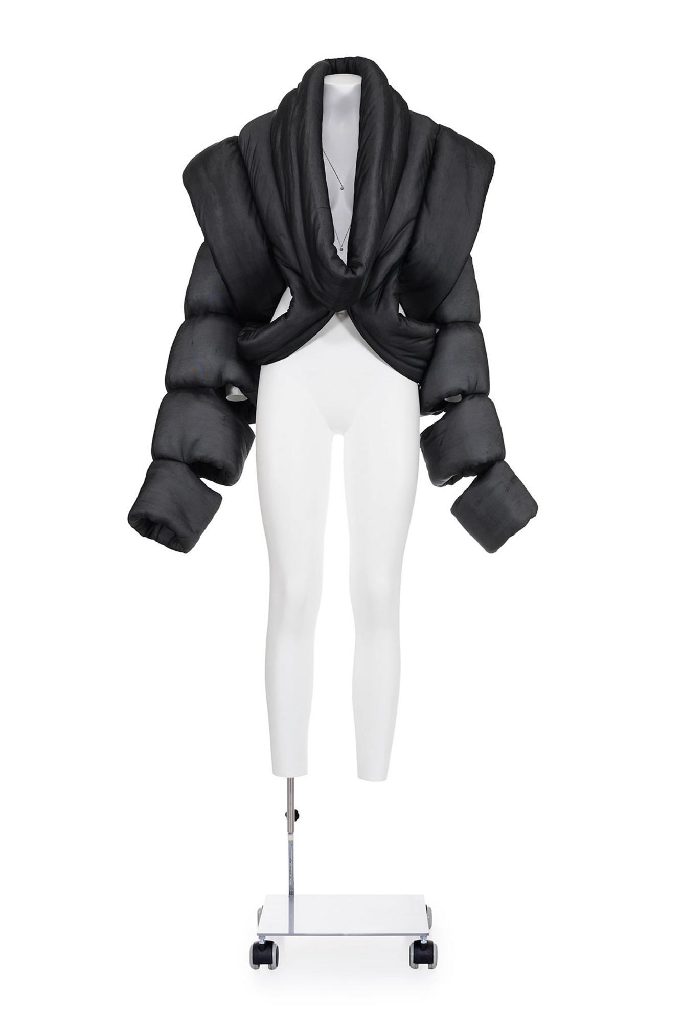 MAISON MARTIN MARGIELA Rare padded nylon jacket DESCRIPTION: Rare padded...