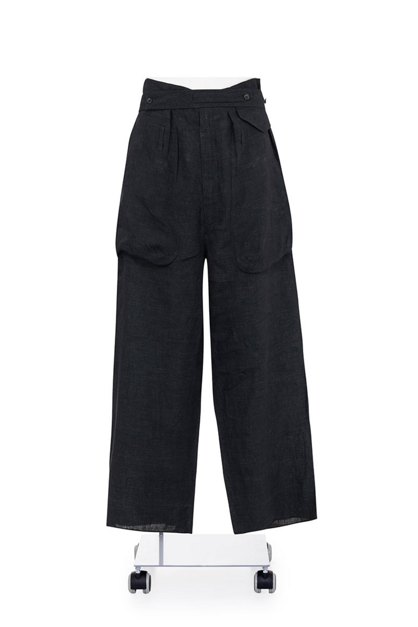 RAF SIMONS Rare cargo trousers DESCRIPTION: Rare grey navy cargo trousers...