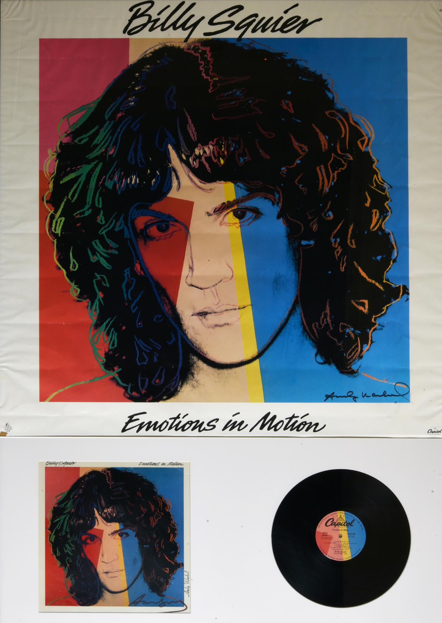 Andy Warhol (1928 - 1987) BILLY SQUIER, EMOTIONS IN MOTION, 1982 multipla,...