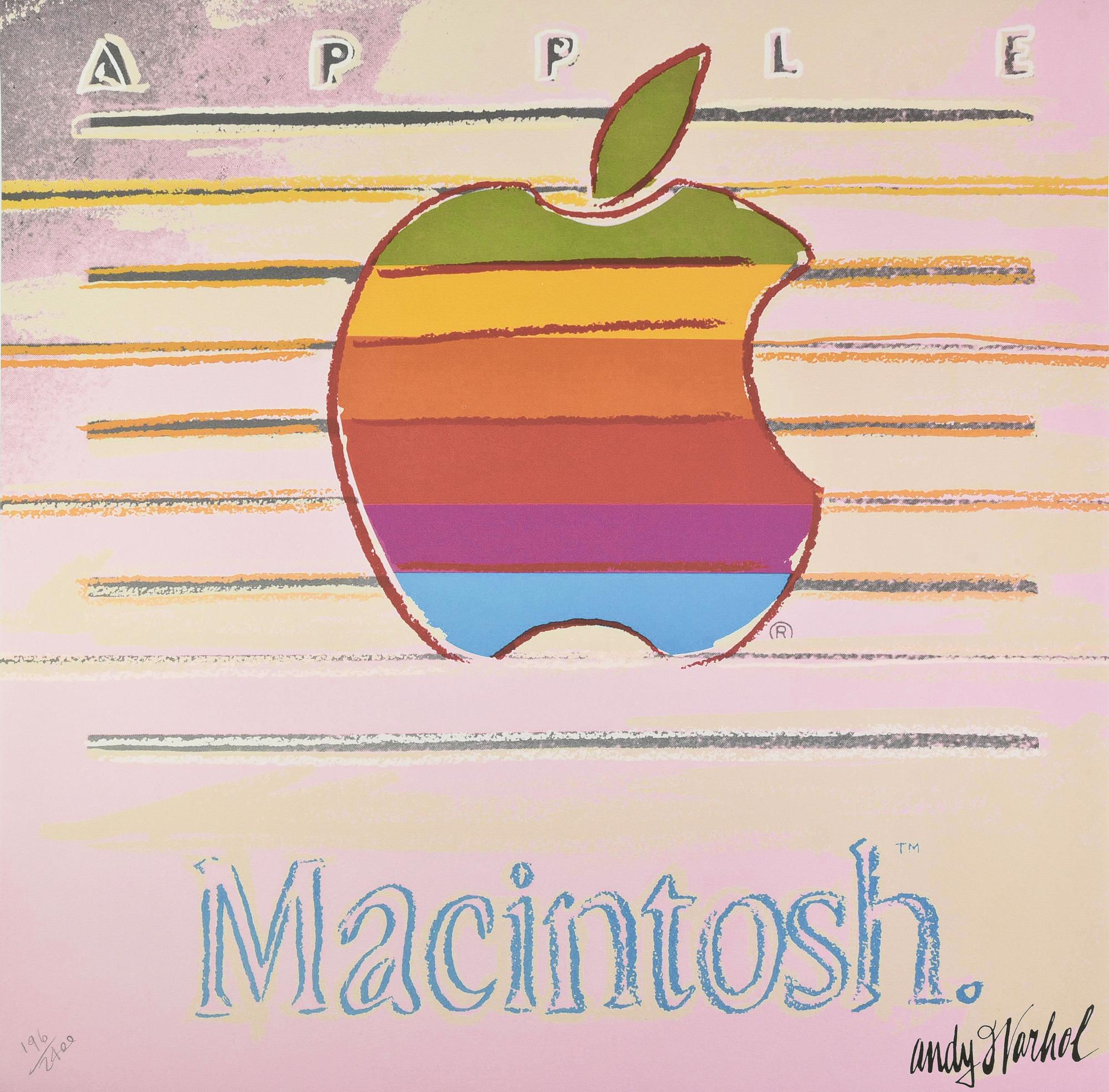 Da Warhol Andy APPLE fotolitografia su cartoncino, cm 60x60; es. 196/2.400...