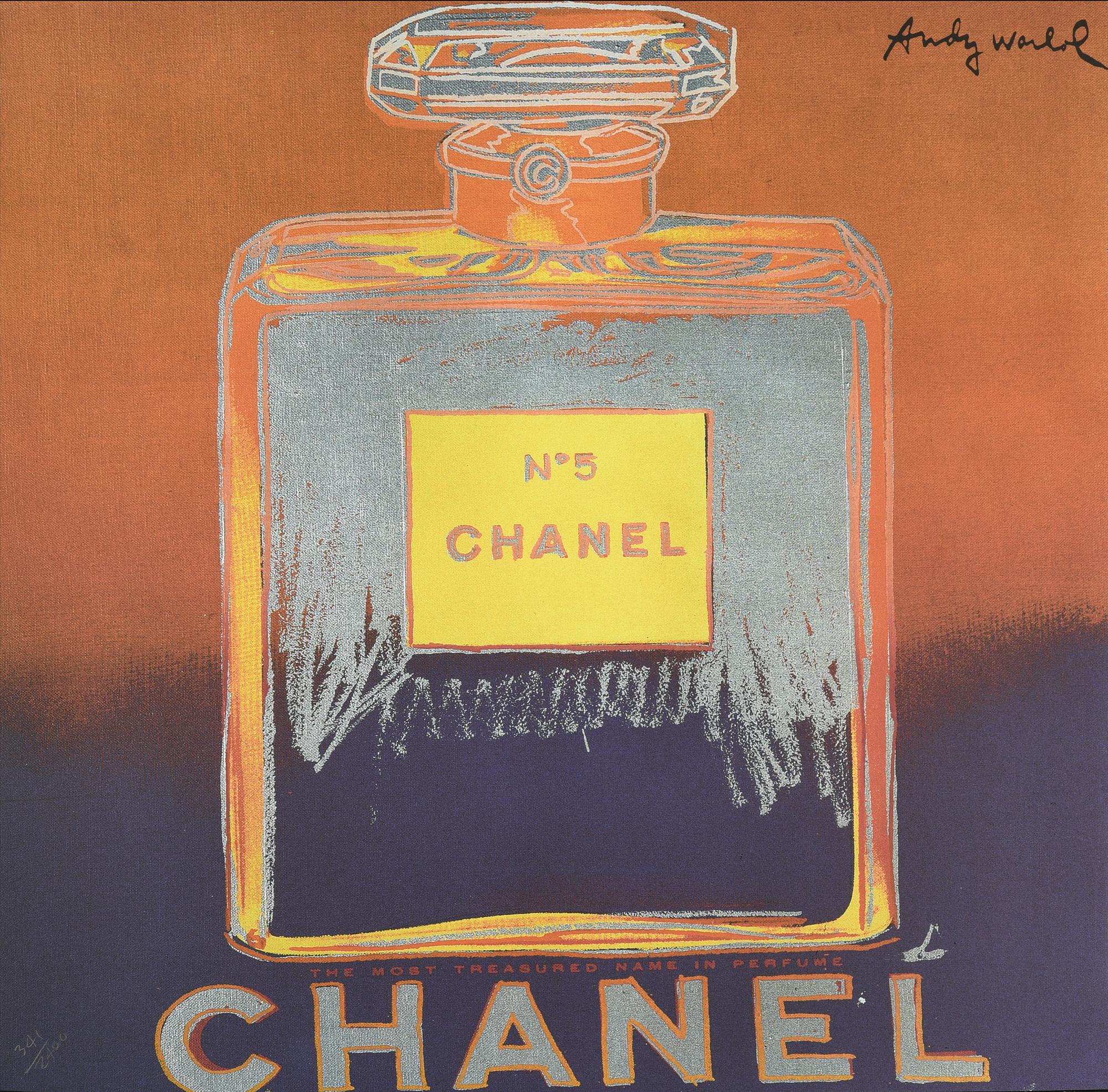 Da Warhol Andy CHANEL N. 5 fotolitografia su cartoncino, cm 60x60; es....