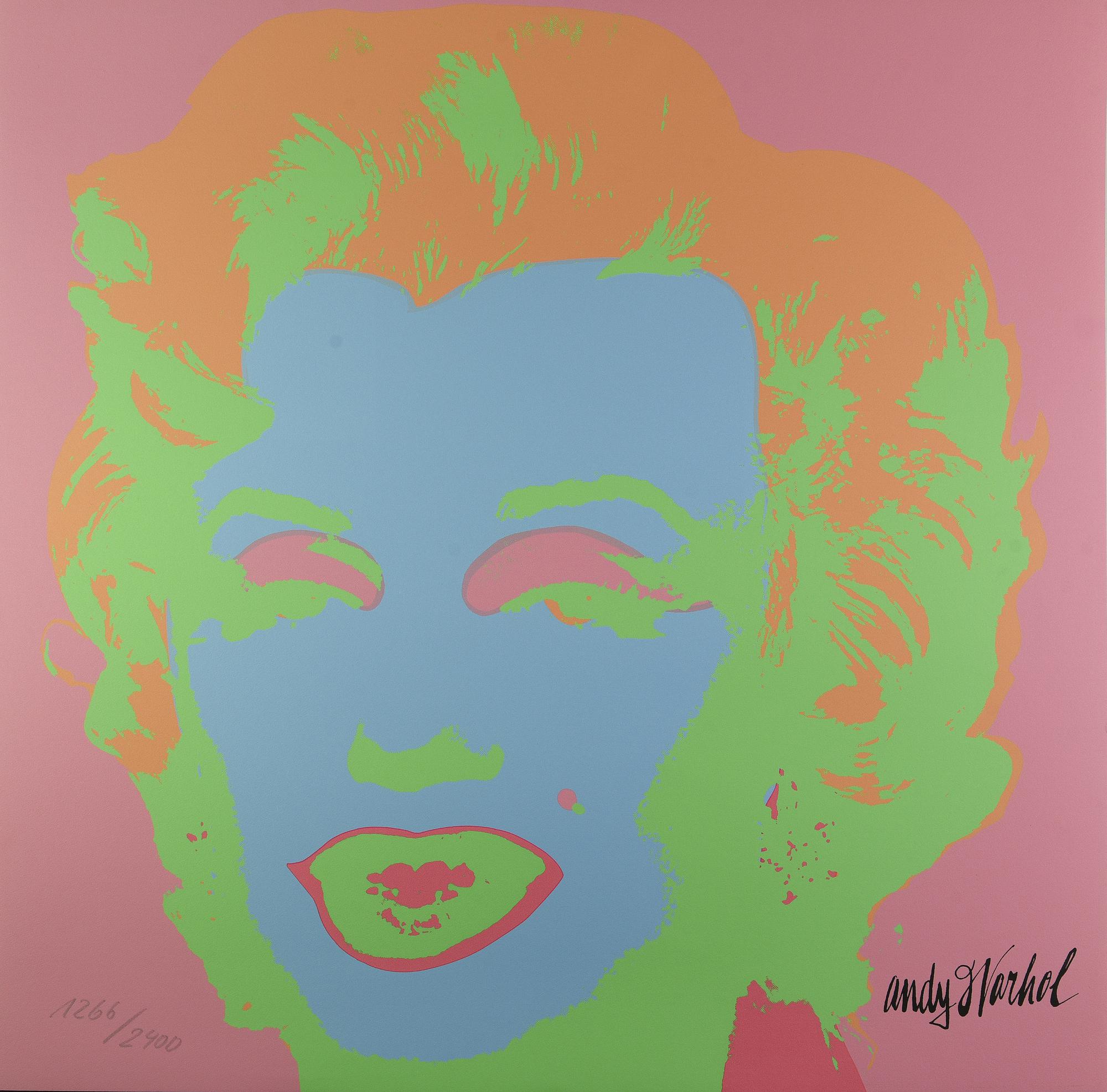 Da Warhol Andy MARILYN fotolitografia su cartoncino, cm 60x60; es....