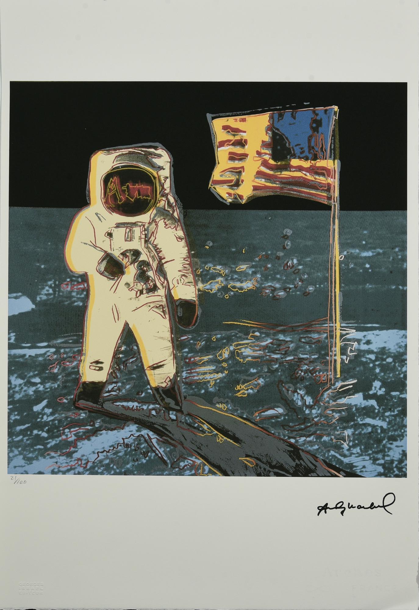 D'apres Warhol Andy SENZA TITOLO fotolitografia su carta Arches, cm 57x38,5;...