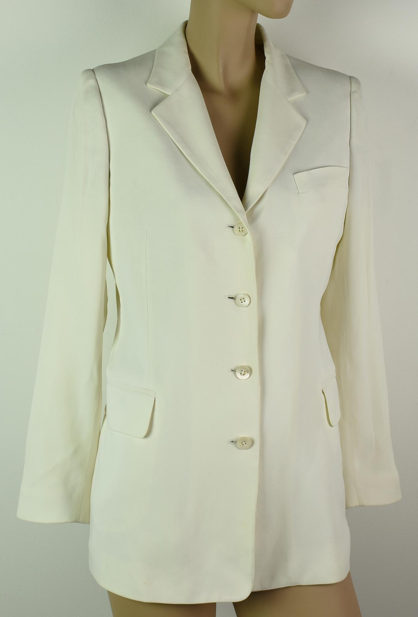 Cacharel BLAZER Description: White blazer in acetate and viscose with padded...