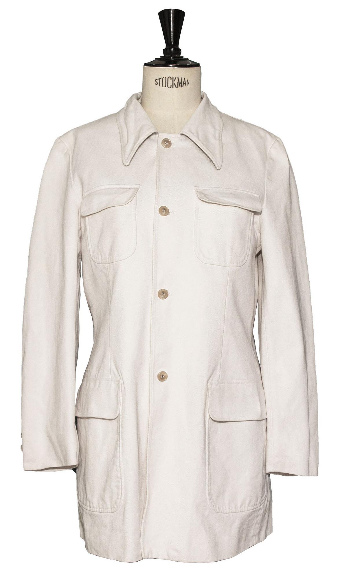 Martin Margiela - Reproduction WHITE JACKET Description: Cotton lined jacket...