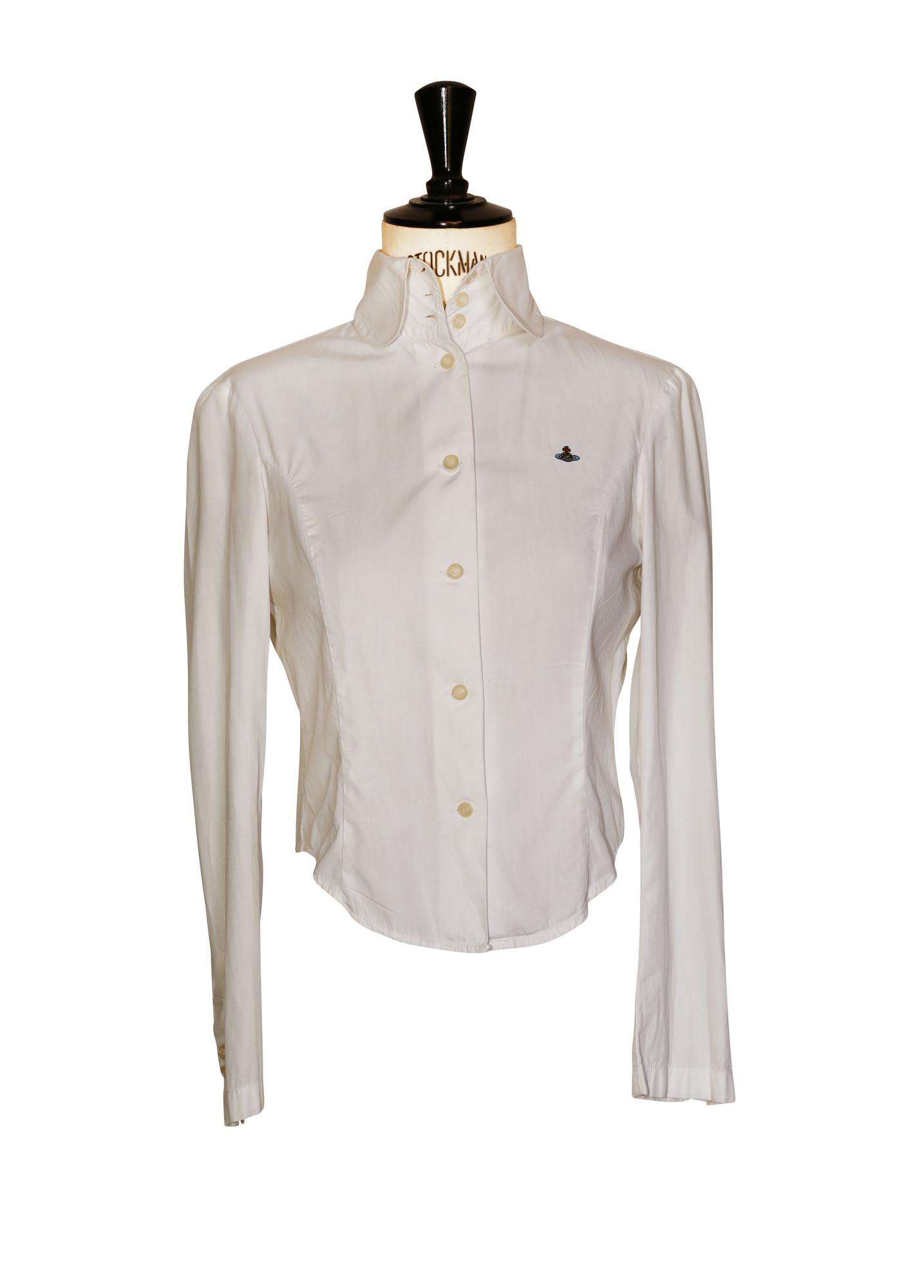 Vivienne Westwood KRALL WHITE SHIRT Description: Krall model shirt in white...