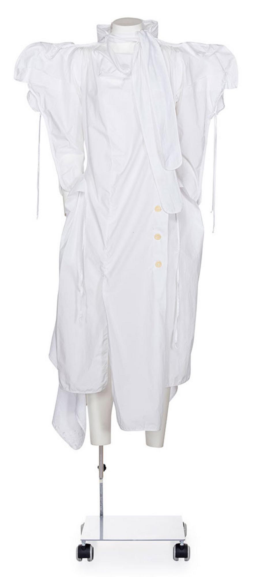 Vivienne Westwood RARE DRAPED POPLIN DRESS Description: Rare draped white...