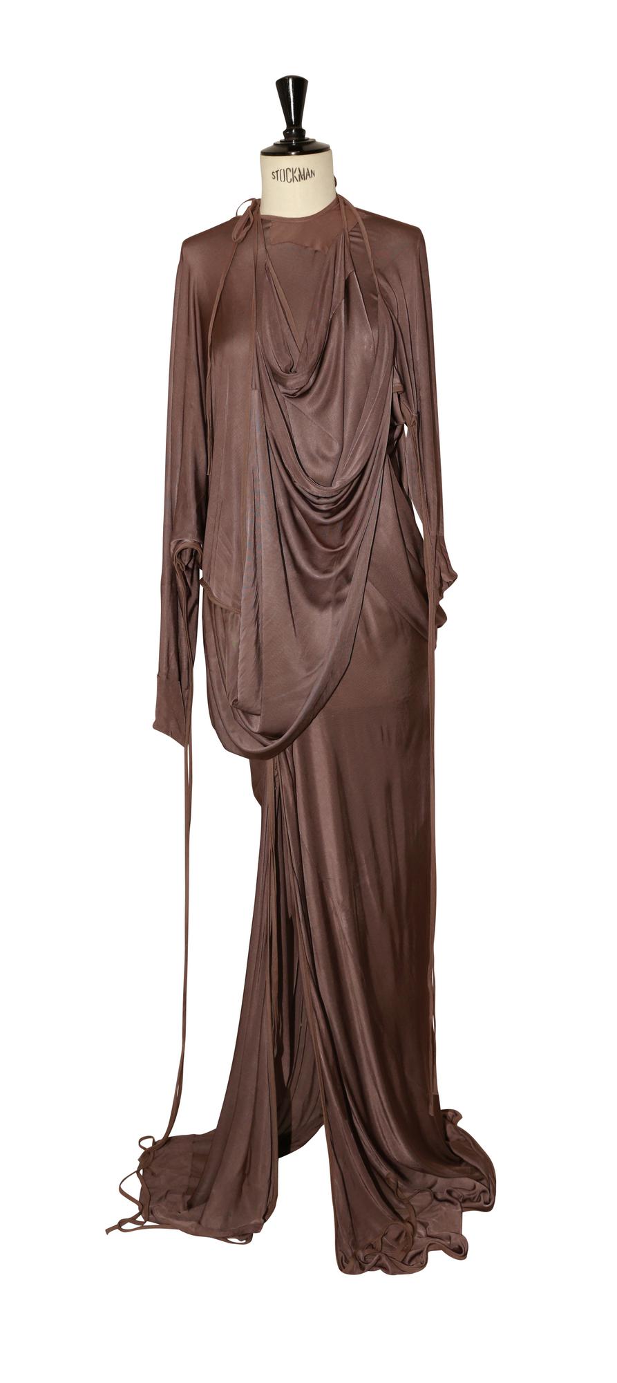 Vivienne Westwood VESTAL DRESS Description: Floor lenght vestal dress in...