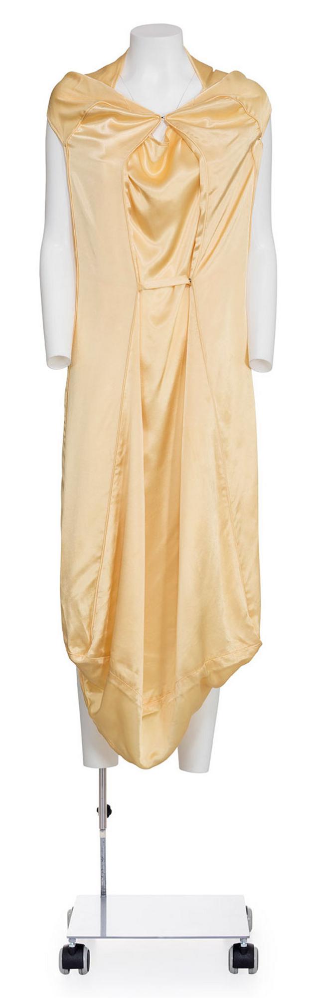 Maison Martin Margiela RARE SATIN DRESS INSPIRED BY A SOFA COVER Description:...