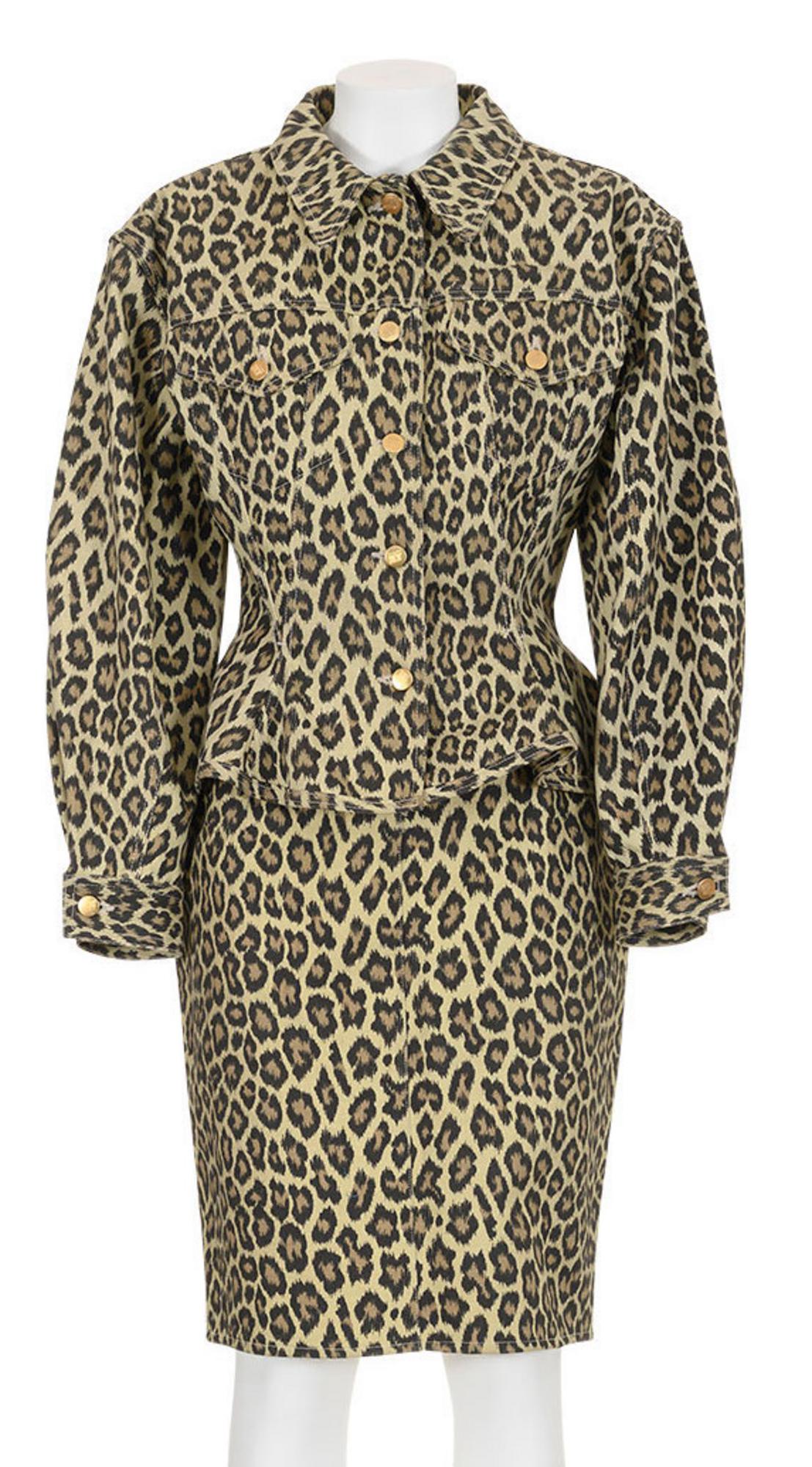 Junior Gaultier ICONIC ANIMALIER PRINTED SUIT Description: Iconic beige and...