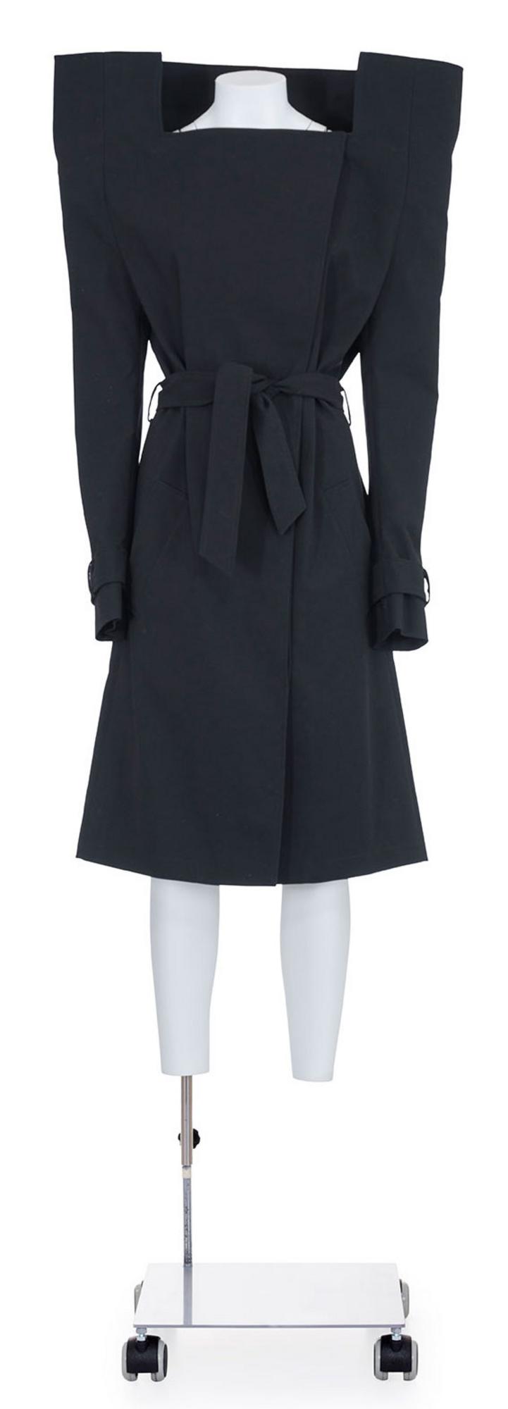 Maison Martin Margiela RARE AND ICONIC COAT WITH STRUCTURED SHOULDERS...