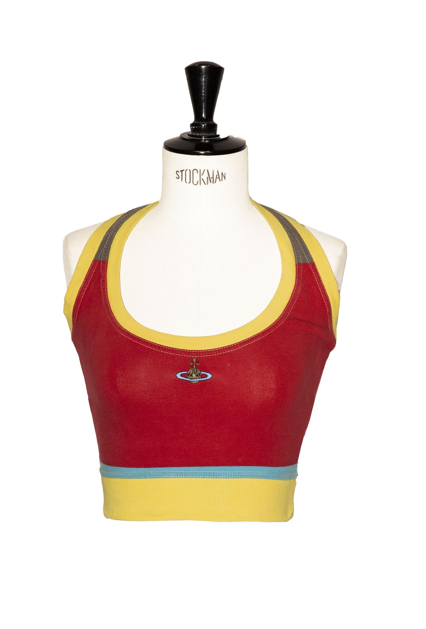 Vivienne Westwood HALTER NECK TOP Description: Halter neck top in multicolor...