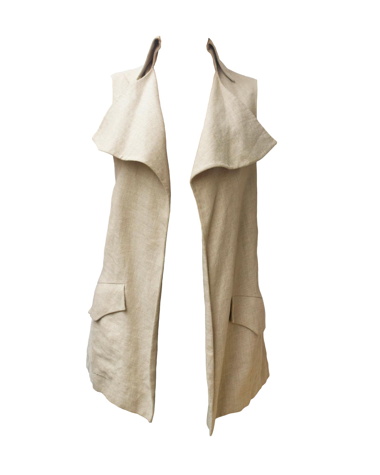 Vivienne Westwood LONG WAISTCOAT Description: Long semi-lined waistcoat made...