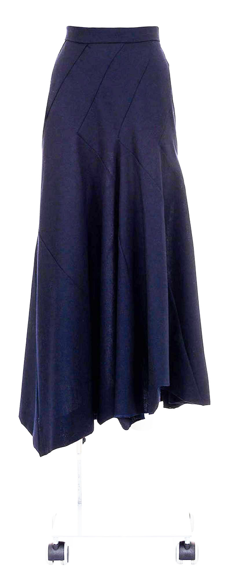 Vivienne Westwood BIAS CUT LONG SKIRT Description: Bias cut long navy skirt...