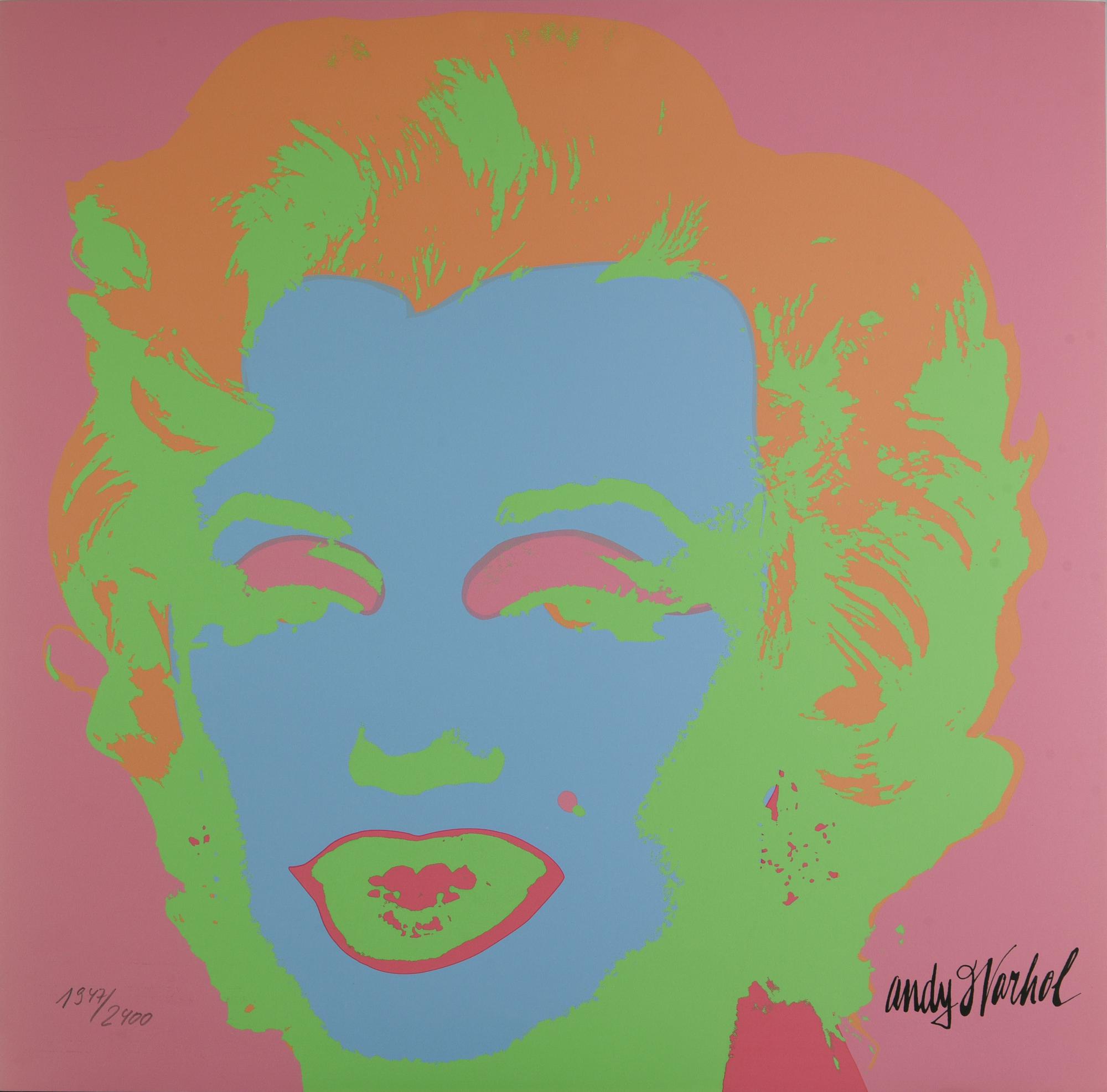 Da Andy Warhol MARILYN fotolitografia su cartoncino, cm 60x60; es....
