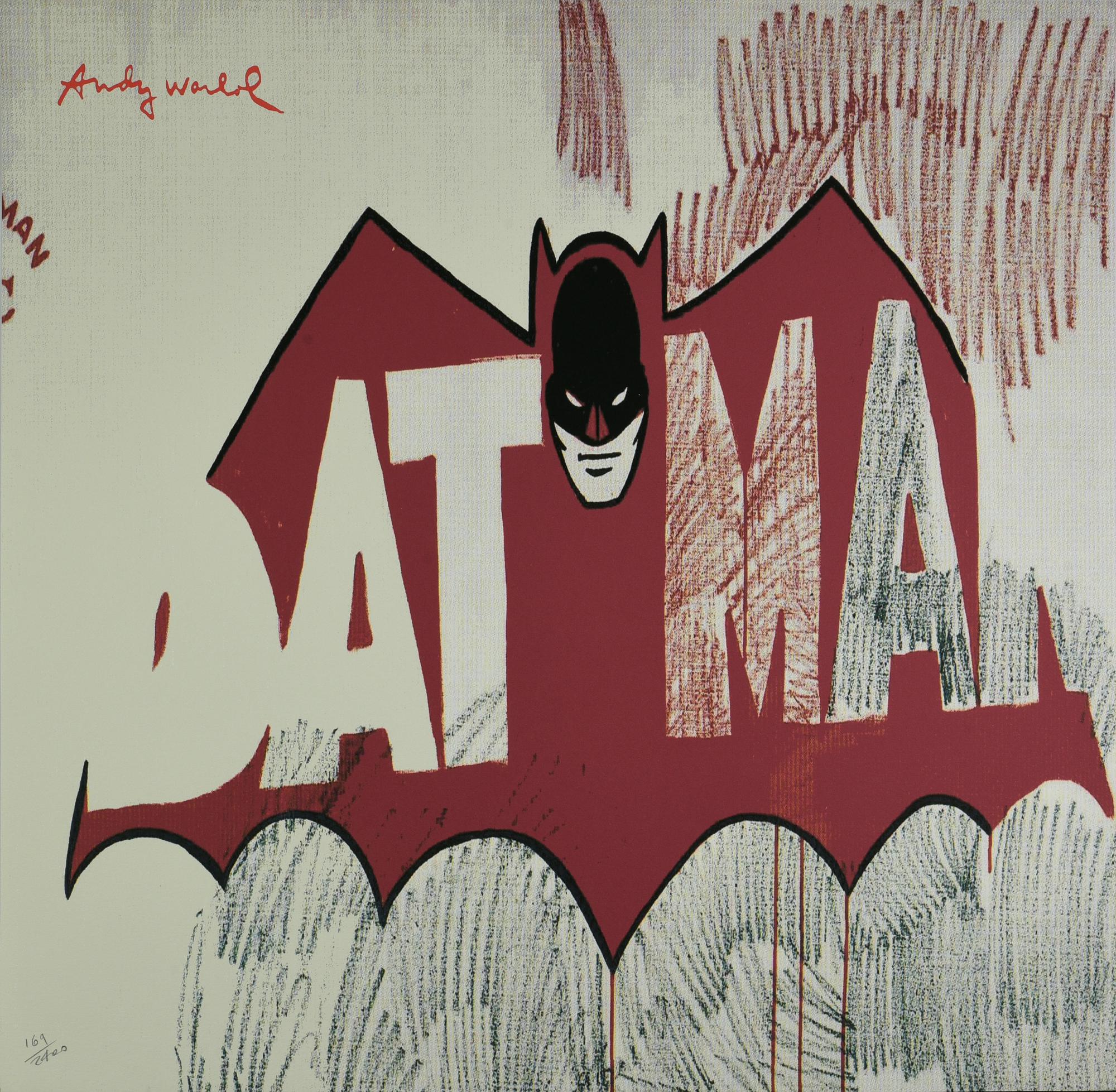 Da Andy Warhol BATMAN fotolitografia su cartoncino, cm 60x60; es. 169/2.400...