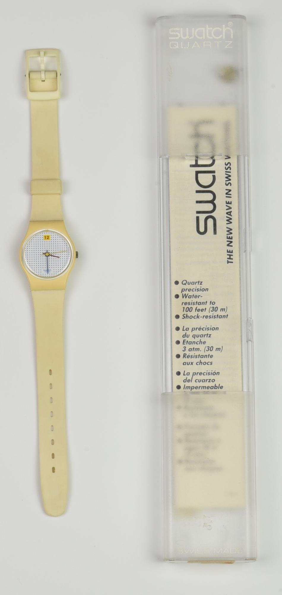 SWATCH CORAL REEF, 1985 mod. DOTTED SWISS, cod. LW104 Completo di scatola...